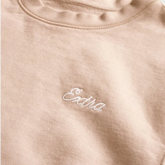 chipotle Tops - CHIPOTLE Avocado Dye Crewneck Sweatshirt “extra” Crewneck